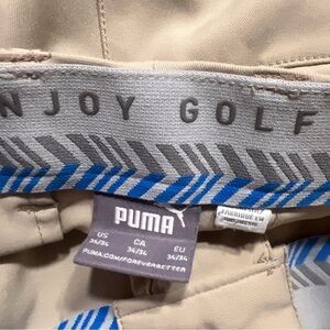 Puma Tan Golf Pants 34x34